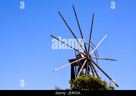 Classic Vintage Windmill Building Stock Photo