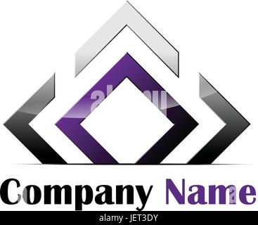 emblem modern Stock Vector