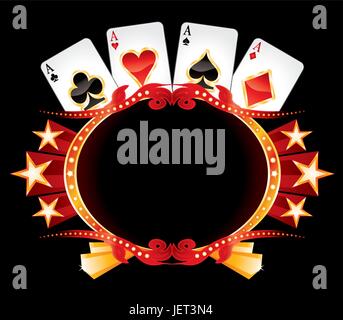 game, tournament, play, playing, plays, played, casino, game of chance, Stock Vector