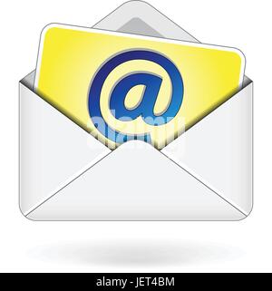 model, design, project, concept, plan, draft, email, mail, envelope, icon, Stock Vector