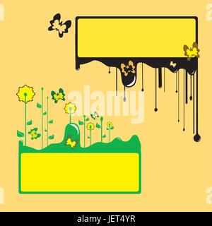 flower plant Stock Vector