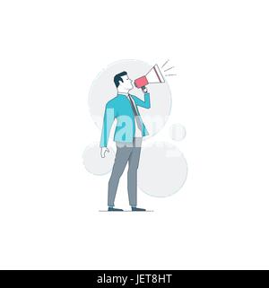Business concept vector illustration. Marketing and announcement concept. Stock Vector