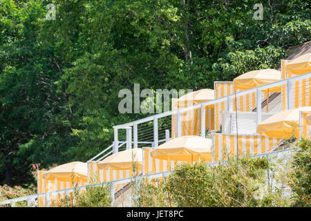 sunset beach resturant and hotel in Shelter Island, NY Stock Photo