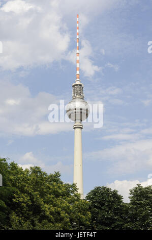 Television tower, Alexander's square, Berlin, Germany, Stock Photo