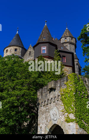 Braunfels Castle aka Schloss Braunfels, Braunfels, Hesse, Germany Stock Photo