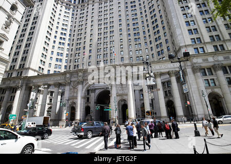 manhattan municipal building New York City USA Stock Photo