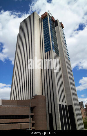 One Brooklyn Bridge Plaza telecom office building New York City USA Stock Photo