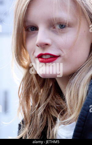 Fashion model Hanne Gaby Odiele Stock Photo