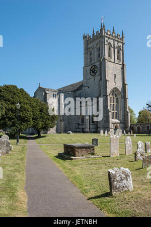 Christchurch Priory, Christchurch, Dorset, England, UK Stock Photo
