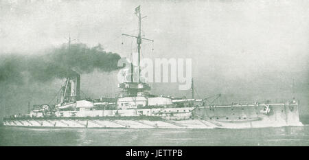 SMS Kaiser in 1916, later scuttled at Scapa Flow Stock Photo