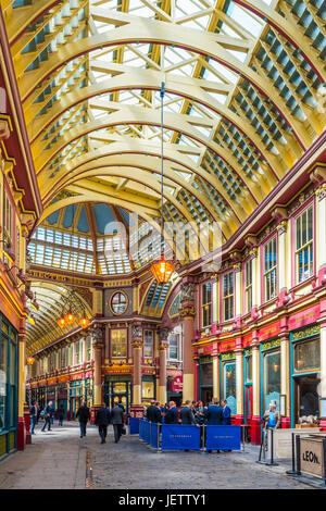 Leadenhall Market, London, UK Stock Photo