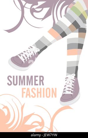 modernity summer Stock Vector