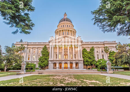 The California State Capitol in Sacramento Stock Photo