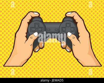 entertainment, game, tournament, play, playing, plays, played, technology, Stock Vector