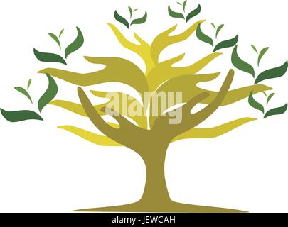 family leaf Stock Vector