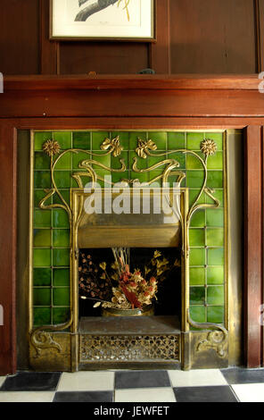 Victorian fireplace Stock Photo