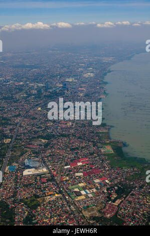 Aerials of Manila, Philippines Stock Photo