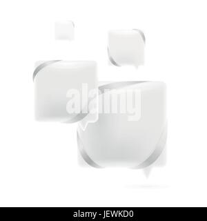 speaks spoken Stock Vector