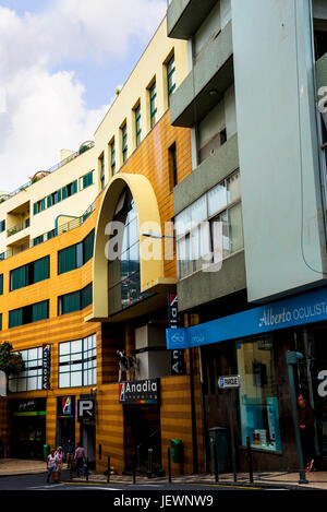 Main Shopping Streets in Funchal Madeira Portugal