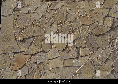 Stone wall textured background. Stock Photo