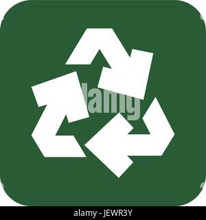 Recycle isolated symbol Stock Vector