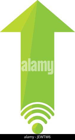 isolated web arrow Stock Vector