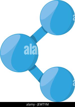 isolated share web  Stock Vector