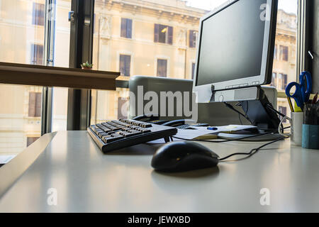 Modern Office Workspace Stock Photo