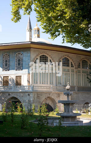 Istanbul, Turkey - September 16, 2011: Detail of house Topkapi Palace in Istanbul, Turkey. Stock Photo