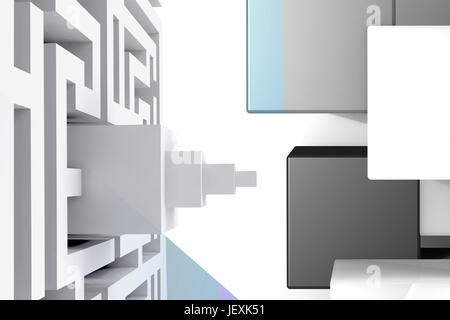 Composite image of maze Stock Photo