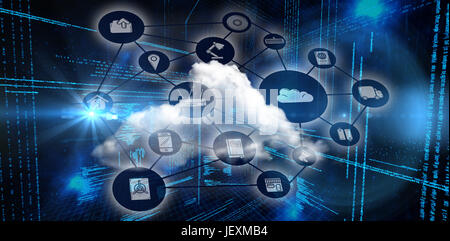 Composite image of smartphone apps icons Stock Photo