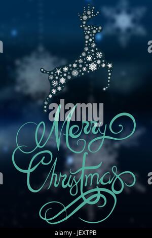 Composite image of Christmas message Stock Photo