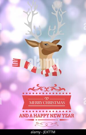 Composite image of Christmas message Stock Photo