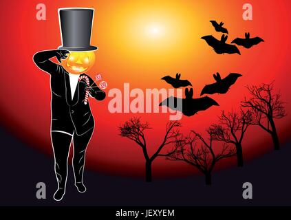 tree, night, nighttime, black, swarthy, jetblack, deep black, moon, Stock Vector