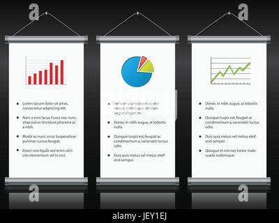 indicate show Stock Vector