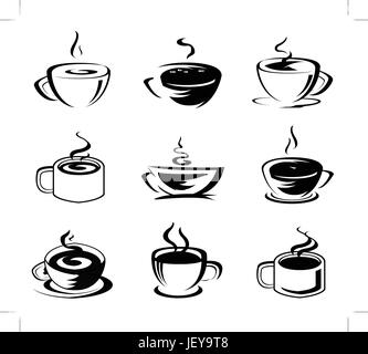 cafe, cup, bar, tavern, food, aliment, tea, drink, drinking, bibs, liquid, Stock Vector