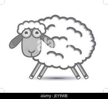art, isolated, graphics, animal, mammal, face, black, swarthy, jetblack, deep Stock Vector