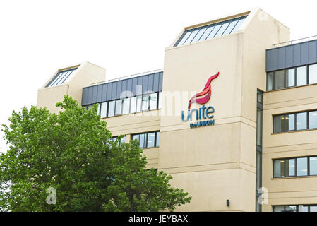 Unite the union Liverpool office Jack Jones House,Liverpool. Uk and irelands biggest union with 1.42 million members across the priva Stock Photo