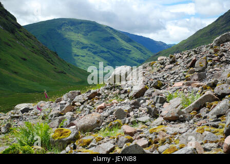 Scotland view  from Glencoe Scottish highlands. Photo taken June 2017 Stock Photo