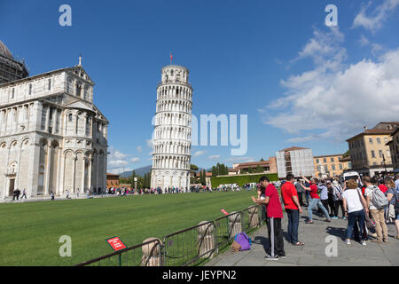The Leaning Tower of Pisa, Pisa, Italy Stock Photo
