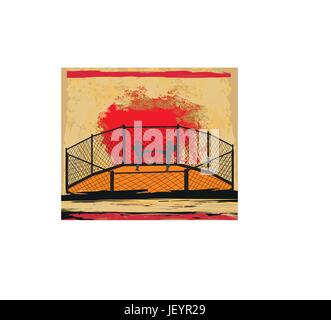 hit, men, man, entertainment, art, sport, sports, fight, fighting, asia, Stock Vector