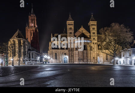 St. Johns and St. Servatius in Maastricht Stock Photo