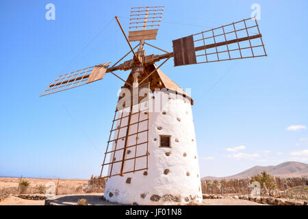 Classic Vintage Windmill Building Stock Photo