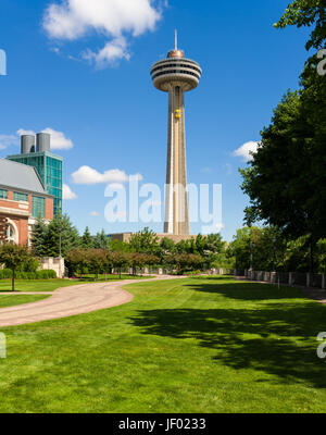 Skylon Tower in Niagara Falls Canada Stock Photo