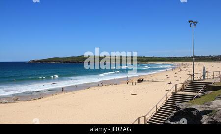 Sandy beach in Sydney Stock Photo