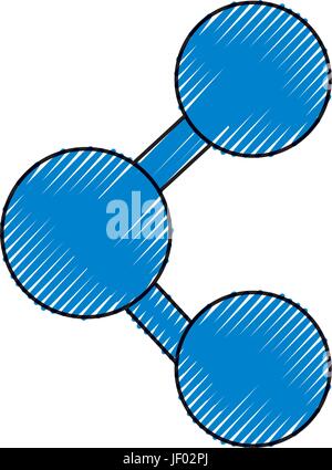 isolated share web Stock Vector