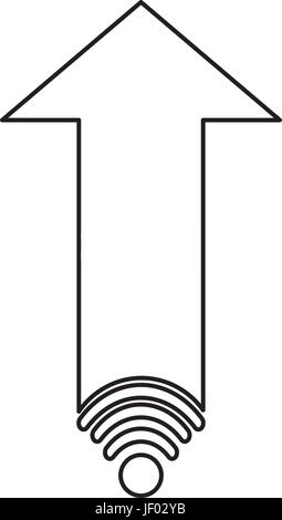 isolated web arrow Stock Vector