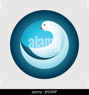 gull art Stock Vector