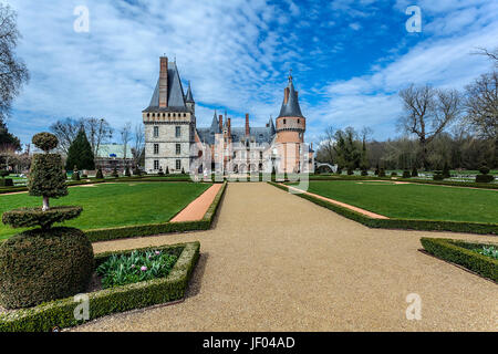 Castle of Maintenon FRANCE Stock Photo