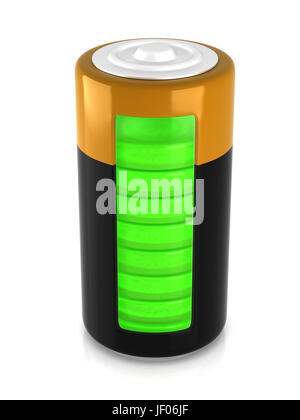 A battery model Stock Photo